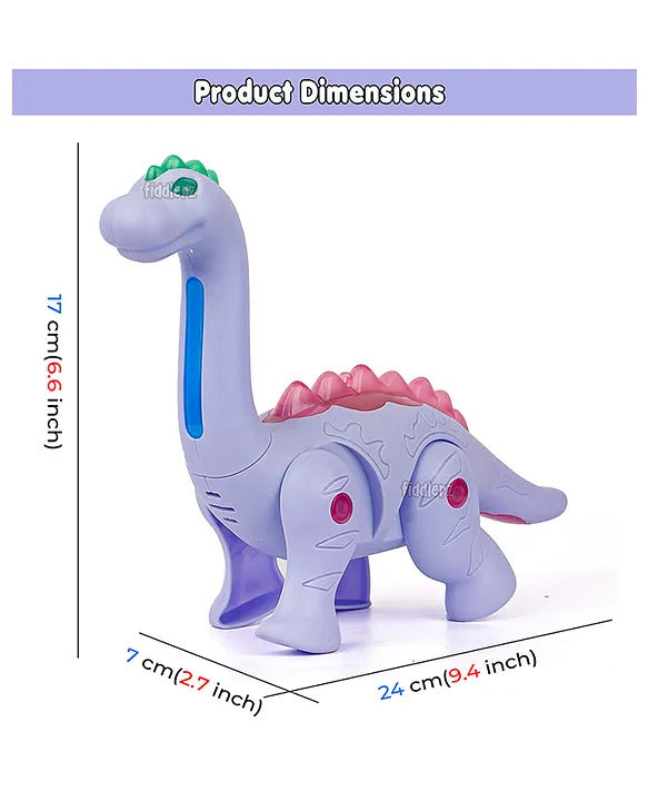 DinoBuddy: Light-Up Walking Dinosaur Toy