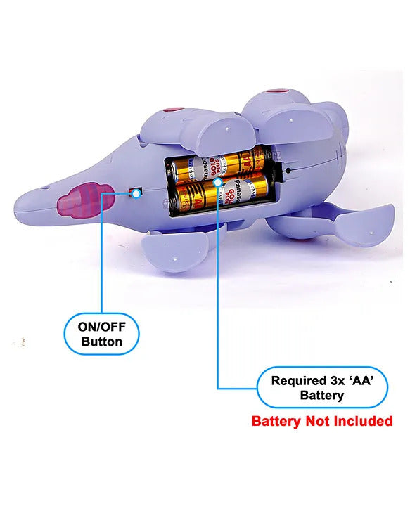 DinoBuddy: Light-Up Walking Dinosaur Toy