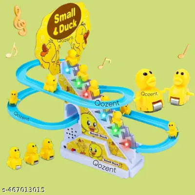 Musical Duck Track Set – Fun Duck Slide Toy with Lights &amp; Music for Kids