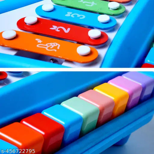 2-in-1 Musical Xylophone and Mini Piano