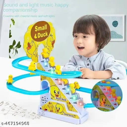 Musical Duck Track Set – Fun Duck Slide Toy with Lights &amp; Music for Kids